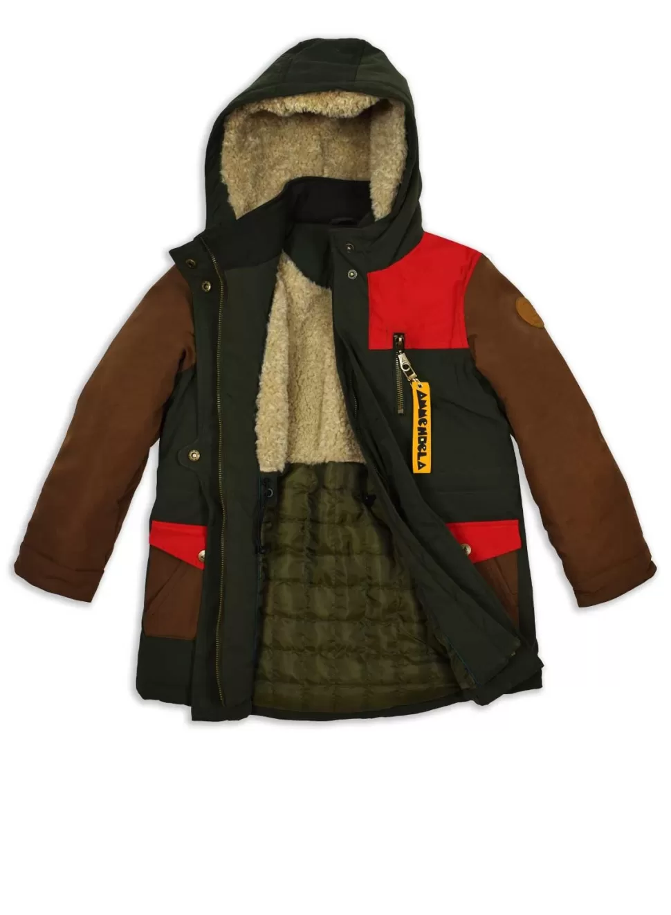 Clearance | Storm-19 | Winterjas Colorblock Lizzard Man Jassen