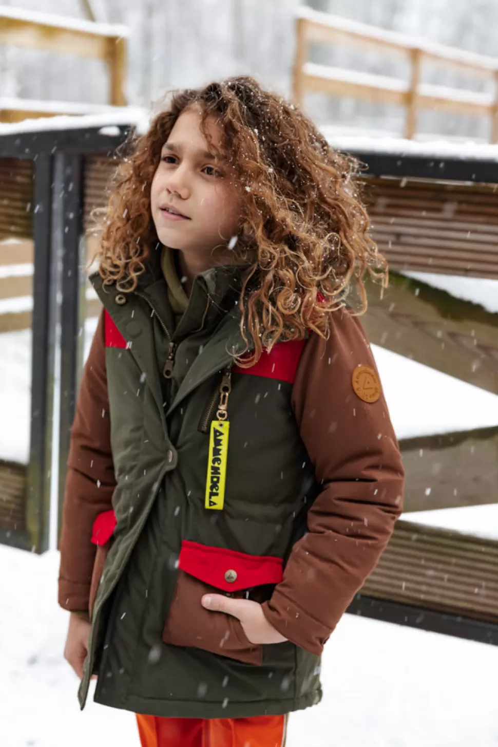 Clearance | Storm-19 | Winterjas Colorblock Lizzard Man Jassen