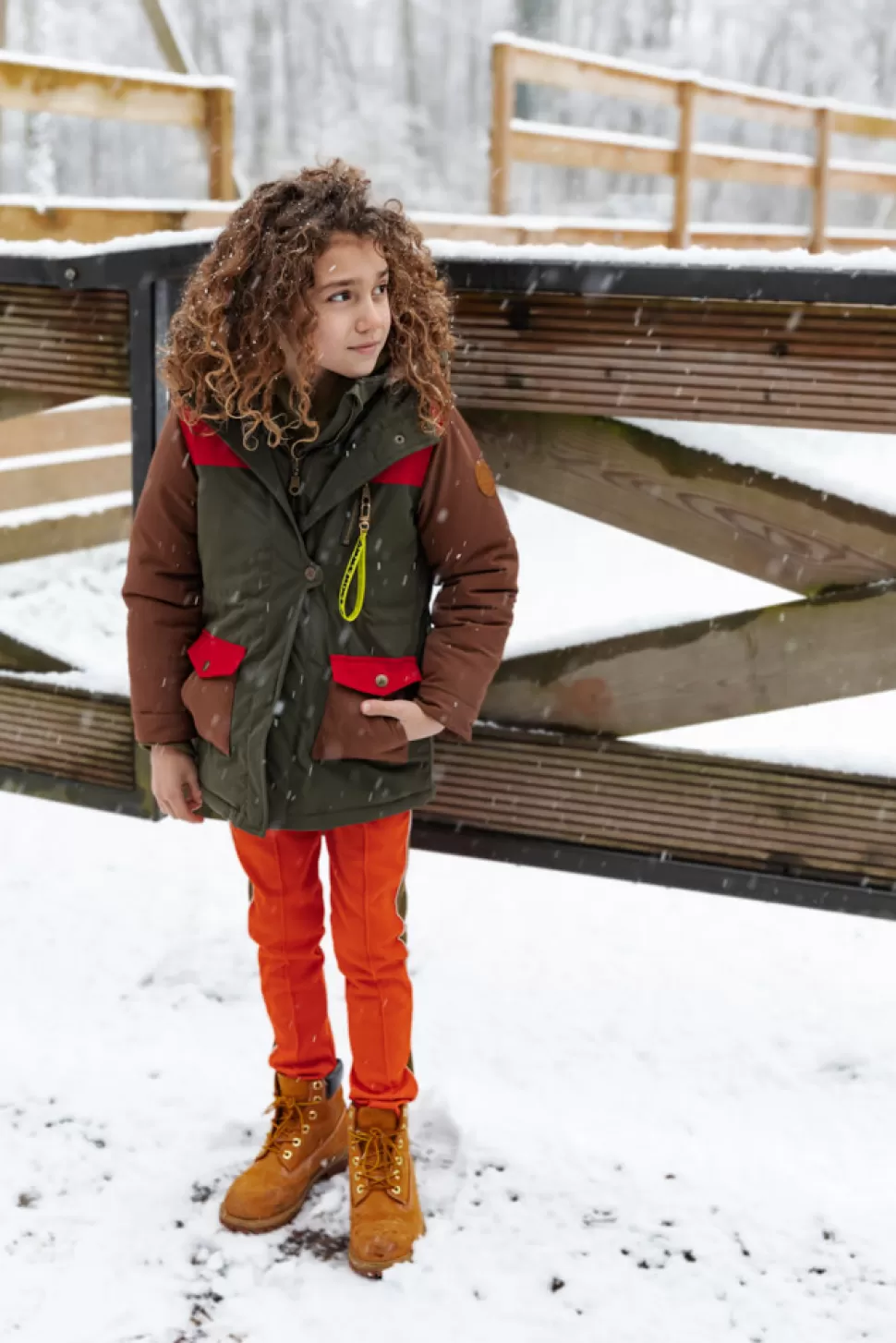 Clearance | Storm-19 | Winterjas Colorblock Lizzard Man Jassen