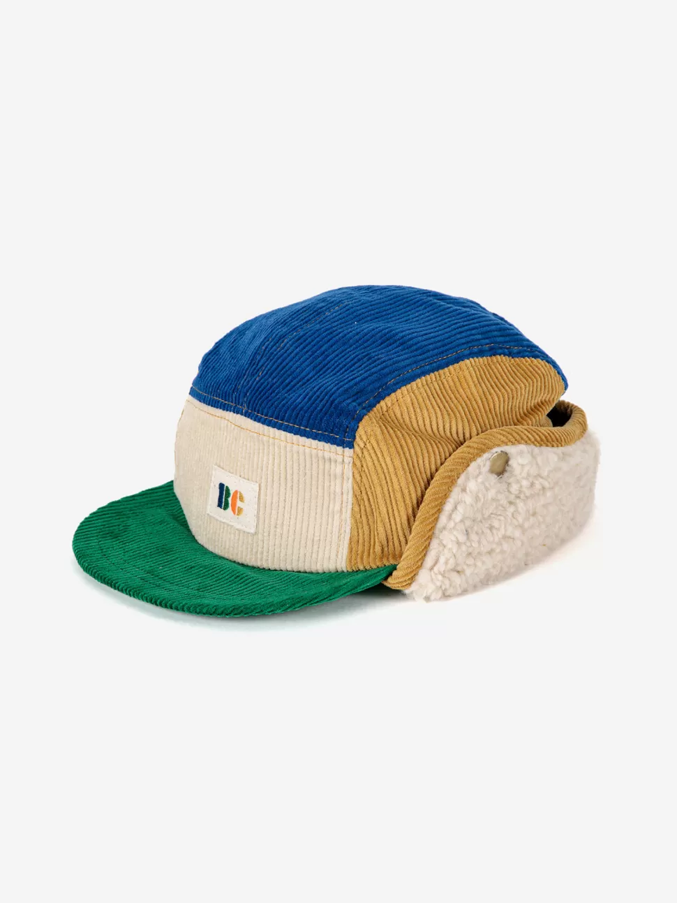 Flash Sale | Corduroy Color Block Cap Hoeden + Petten