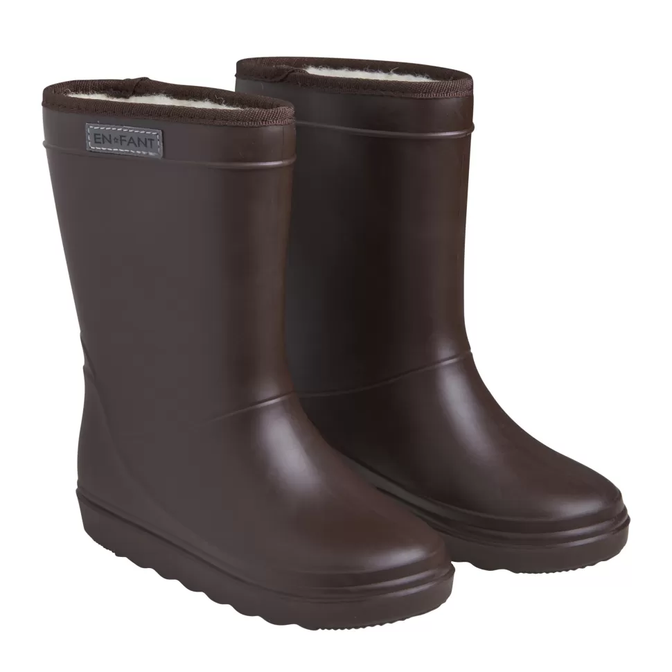 Store En Fant | 2124 Thermo Boots | Laarzen Coffee Bean Donkerbruin Kind Laarzen