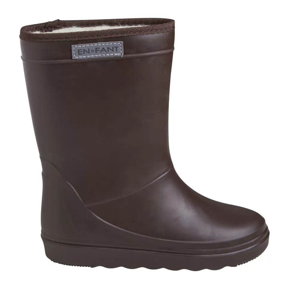 Store En Fant | 2124 Thermo Boots | Laarzen Coffee Bean Donkerbruin Kind Laarzen