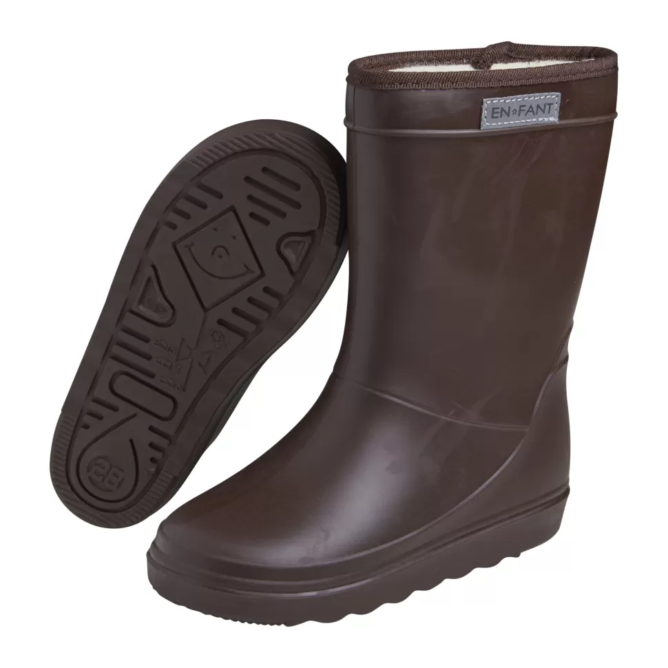 Store En Fant | 2124 Thermo Boots | Laarzen Coffee Bean Donkerbruin Kind Laarzen