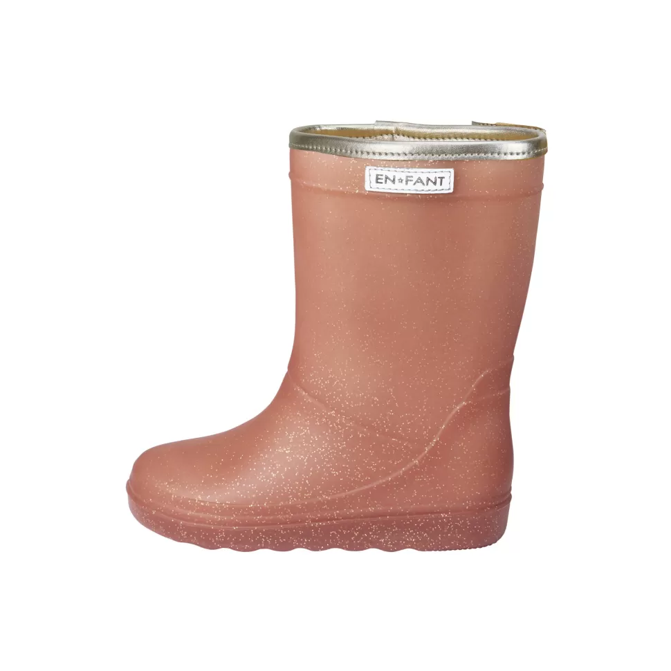Outlet En Fant | 5565 Thermo Boots | Laarzen Glitter Metallic Rose Kind Laarzen