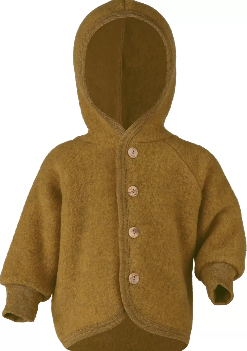 Cheap | Hooded Jacket | Baby Jasje Wol | Saffron Melange Oker Truitjes + Shirtjes