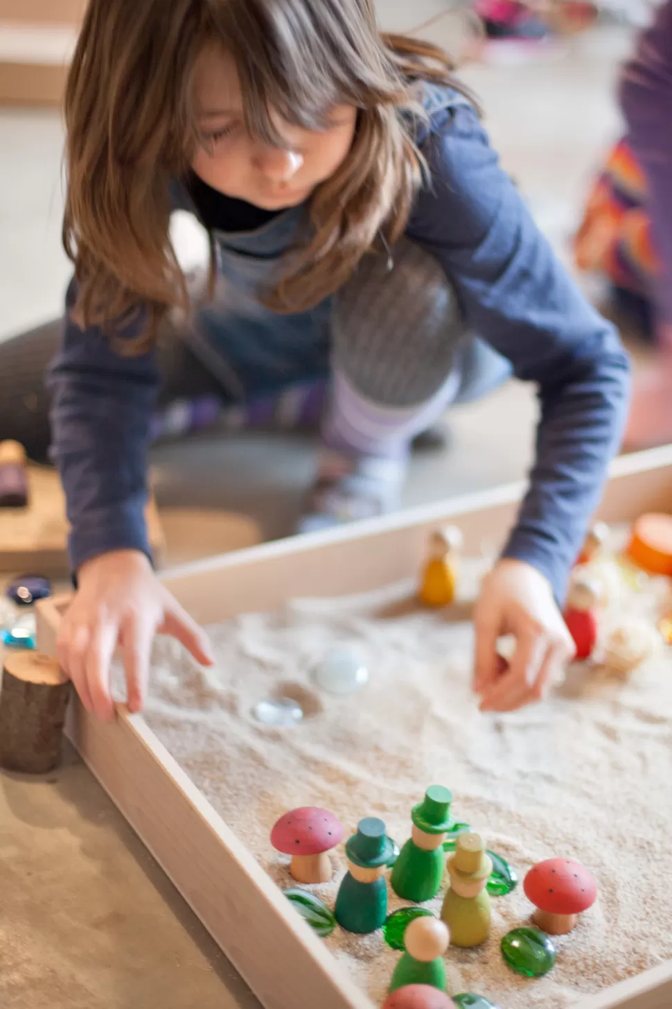 Online | Free Play Box | Houten Speelbak Voor Sensory Play Open Ended Play