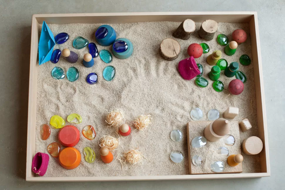 Online | Free Play Box | Houten Speelbak Voor Sensory Play Open Ended Play