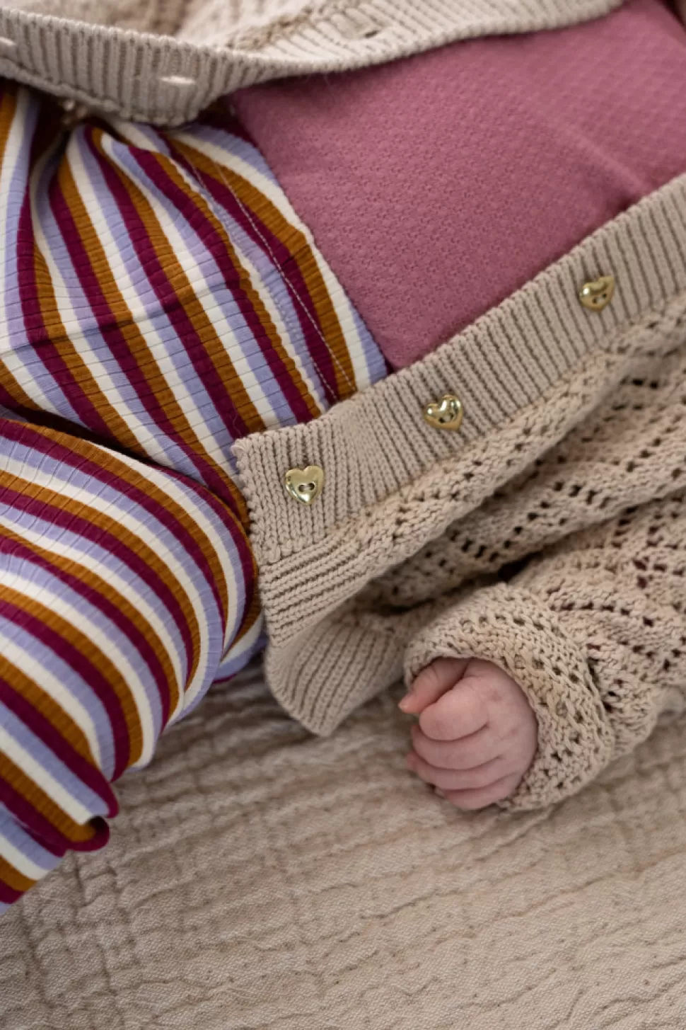 Outlet | Rib Leggings | Colorful Stripes Broekjes