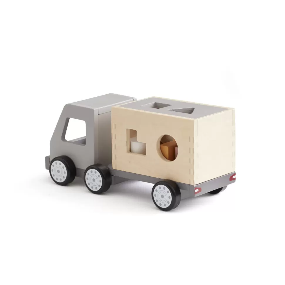 New Kid'S Concept | Sorteerwagen Met Vormpjes Aiden Houten Speelgoed