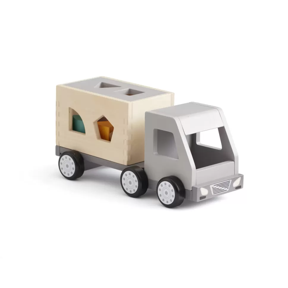 New Kid'S Concept | Sorteerwagen Met Vormpjes Aiden Houten Speelgoed