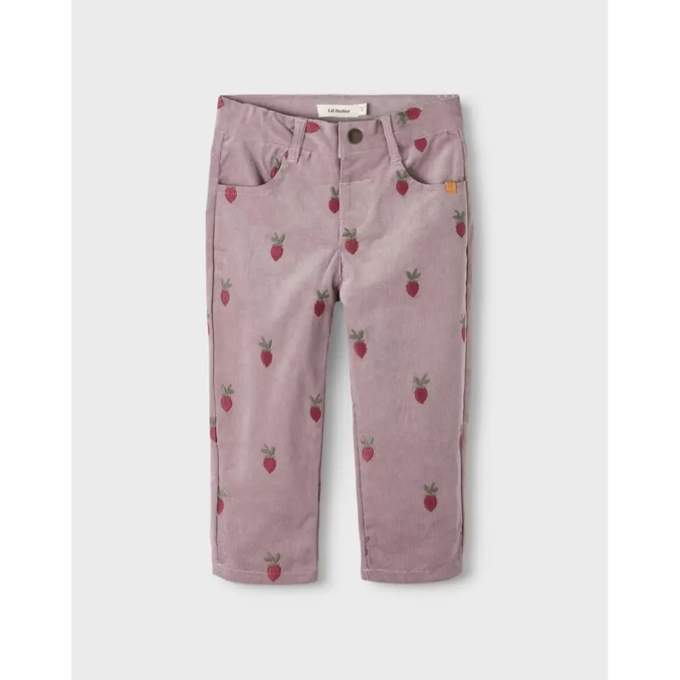 New | Bibi Baggy Cord Pant | Quail Vrouw Broeken