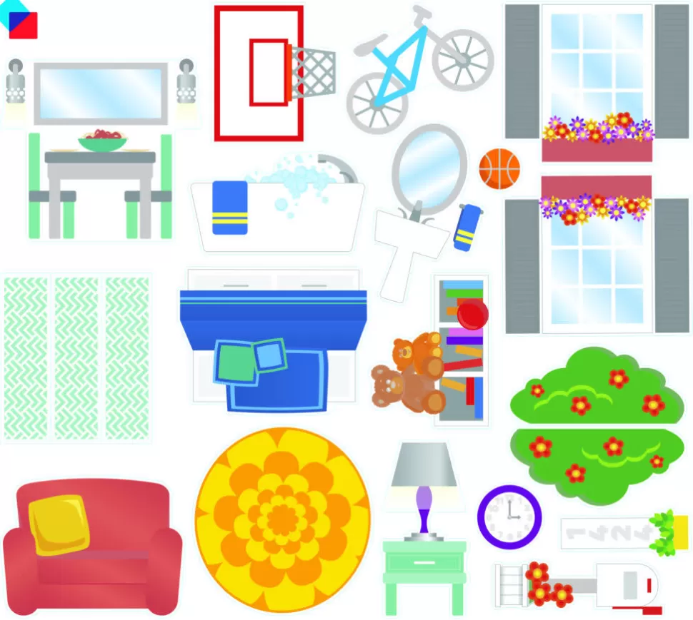 Flash Sale | Clear Colors House Set | 28 Delig Magneetspeelgoed
