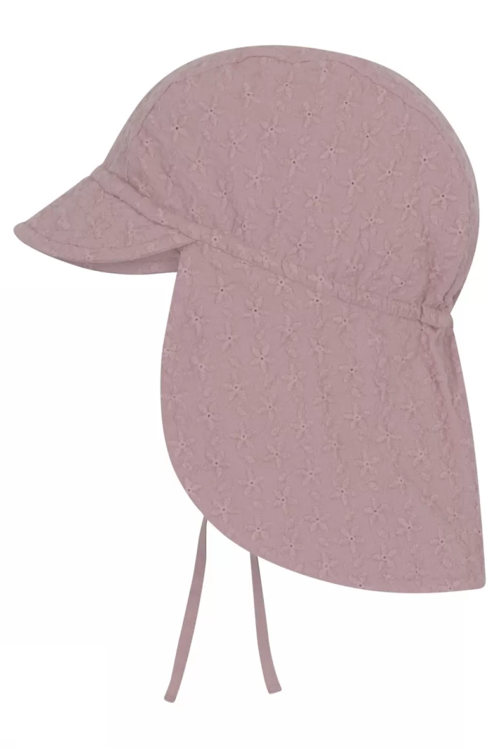 Online | Flora Summerhat | Mutsje Met Nekflap Rose Grey Baby Accessoires