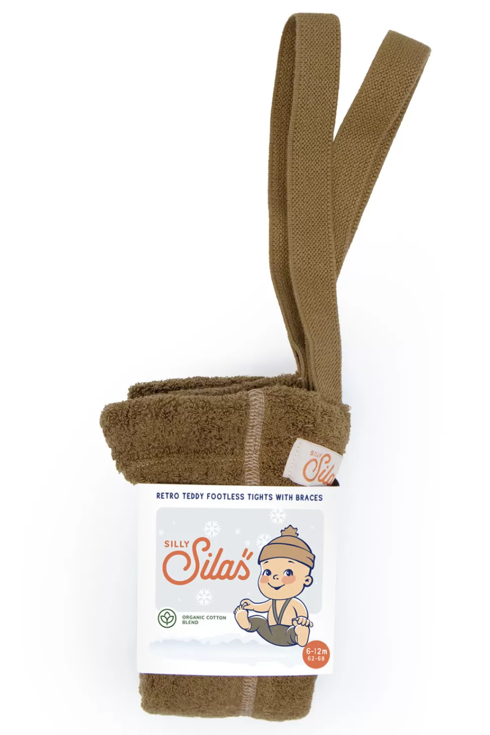 Shop | Teddy Warmy Footless Tights | Acorn Brown Broekjes