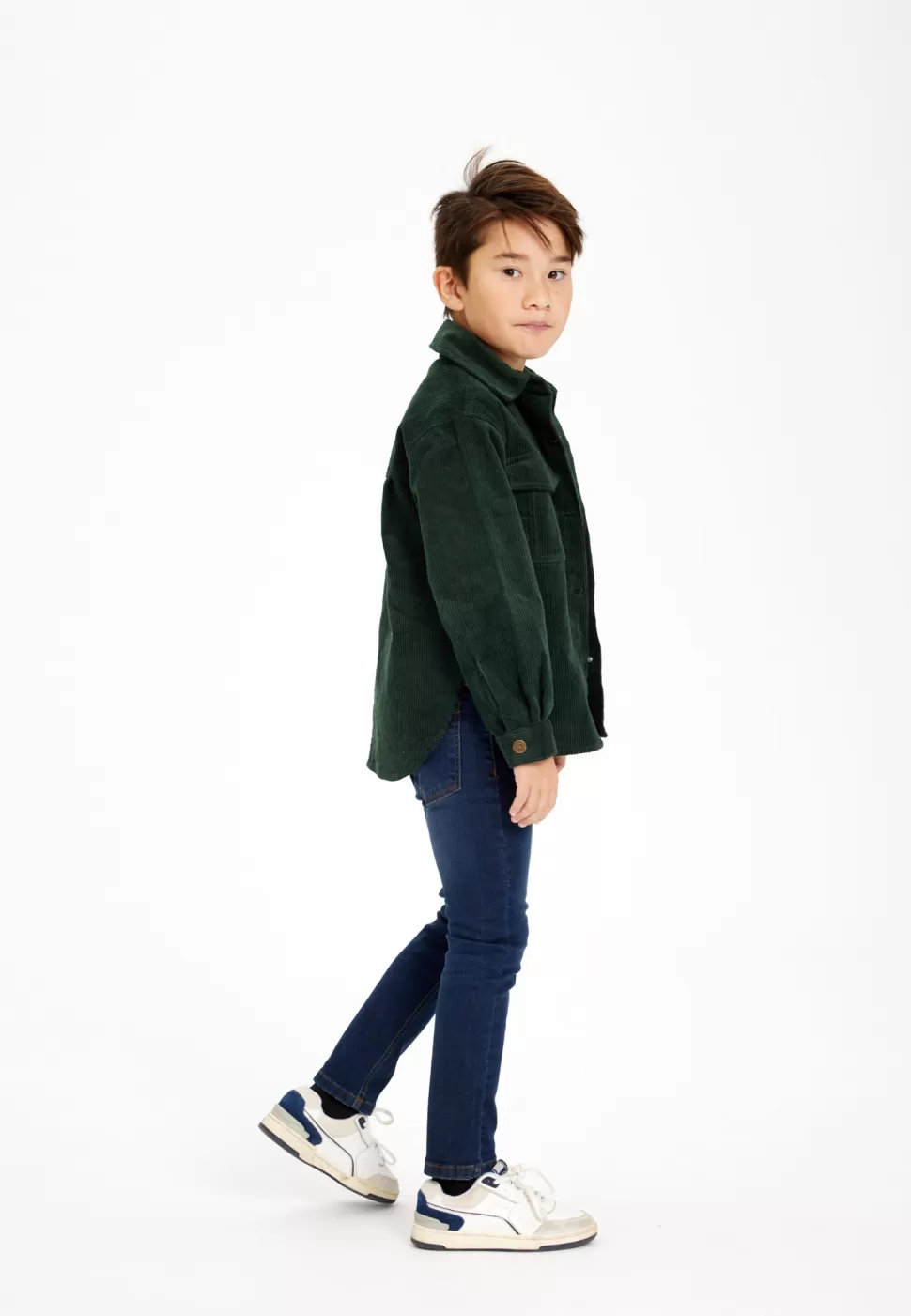 Store | Hubert Corduroy Blouse | Green Gables Man Truien + Vesten