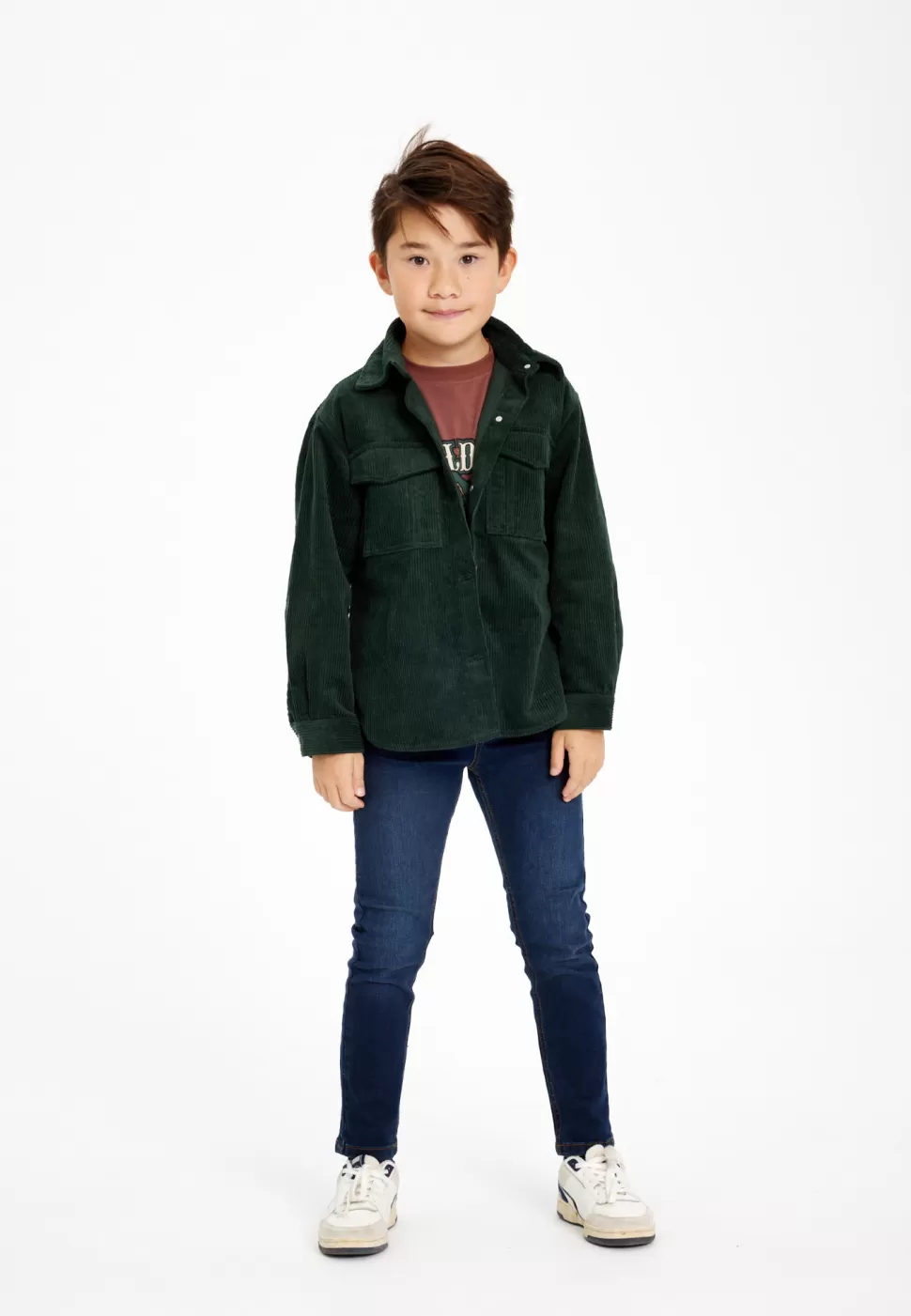 Store | Hubert Corduroy Blouse | Green Gables Man Truien + Vesten
