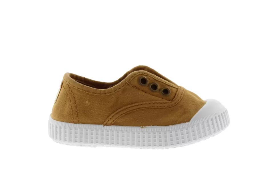 Online | 106627 | Lage Sneakers Elastiek | Oro Oker Geel Schoenen